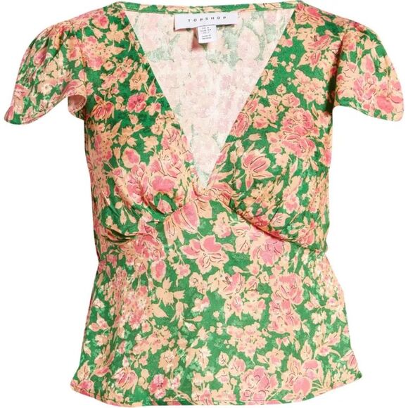 TOPSHOP Floral Blouse ❤️IN STORES❤️ - Picture 3 of 4